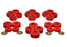 Load image into Gallery viewer, Energy Suspension 81-91 GM Denali XL/Suburban/Yukon XL 2WD/4WD Red Body (Cab) Mount Set - Side View