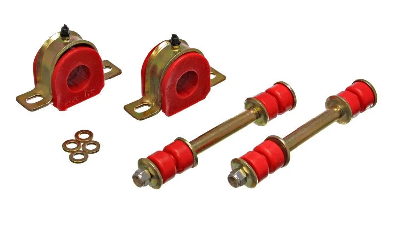 Energy Suspension 82-04 GM Blazer / S-10/15 Pickup Red Front Sway Bar Bushing Set (End Links Inc) - Main Product View