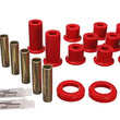 Load image into Gallery viewer, Energy Suspension 82-04 GM S-10/S-15 Pickup 2WD / 82-04 S-10 Blazer Red Rear Leaf Spring Bushing Set - Main Product View