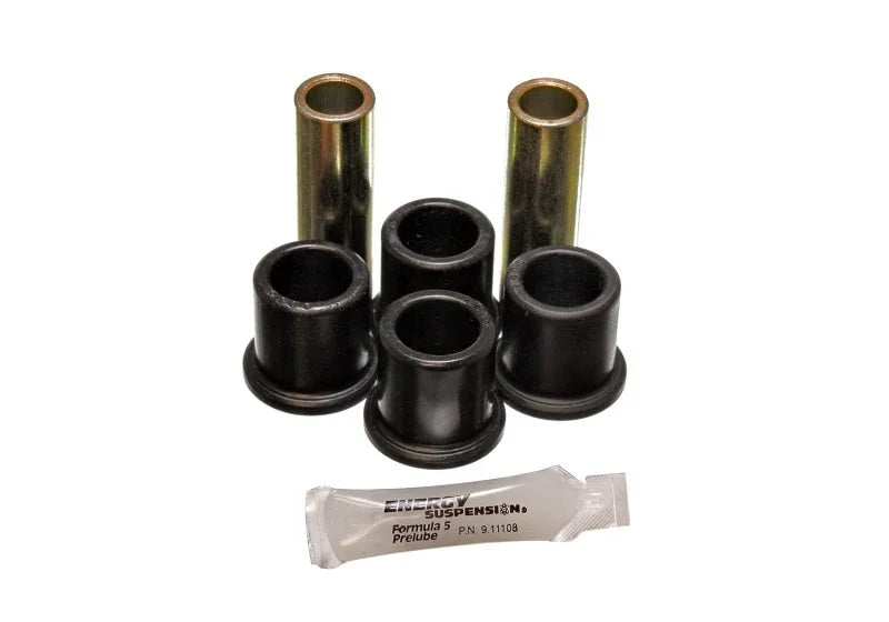 Energy Suspension 82-96 Ford F100/F150 2WD Black Rear Frame Shackle Bushing Set - Main Product View