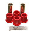 Load image into Gallery viewer, Energy Suspension 82-96 Ford F100/F150 2WD Red Rear Frame Shackle Bushing Set - Main Product View