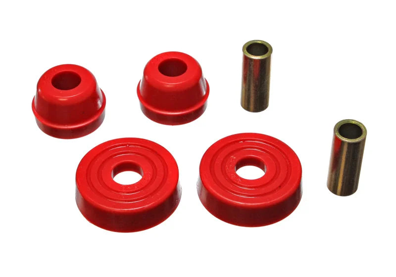 Energy Suspension 83-04 Ford Mustang SVO Red McPherson Strut Tower Bushing Set - Main Product View