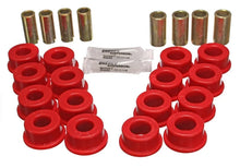 Load image into Gallery viewer, Energy Suspension 84-95 Chevy Corvette Red Rear End Control Arm Bushing Set - Side View