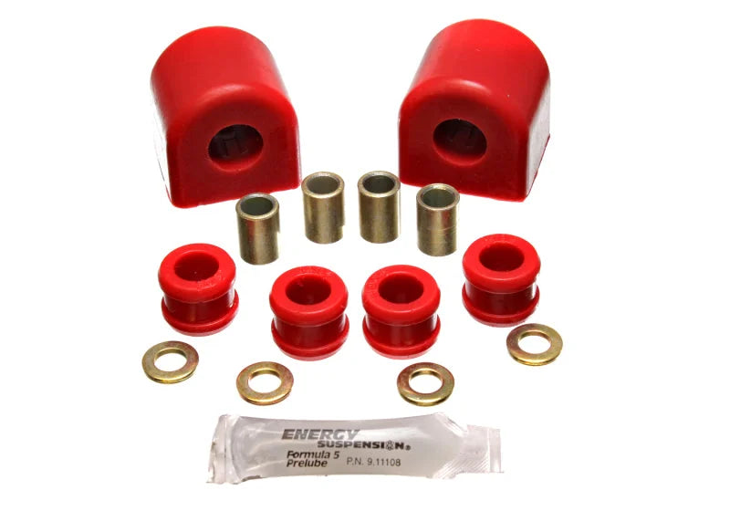 Energy Suspension 84-96 Chevy Corvette Red Reuse OE 22mm OD Rear Sway Bar Brackets - Main Product View