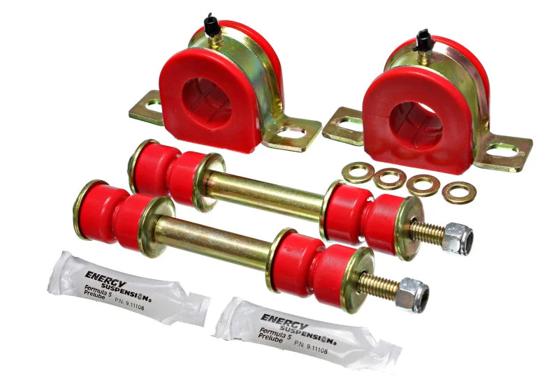 Energy Suspension 85-89 Ford Astro Van 2WD 1-1/4in Front Sway Bar Bushing Set - Red - Main Product View