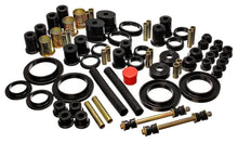 Load image into Gallery viewer, Energy Suspension 85-93 Ford Mustang Black Hyper-flex Master Bushing Set - Main Product View