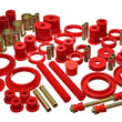 Load image into Gallery viewer, Energy Suspension 85-93 Ford Mustang Red Hyper-flex Master Bushing Set - Side View