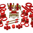 Load image into Gallery viewer, Energy Suspension 85-93 Ford Mustang Red Hyper-flex Master Bushing Set w/ V-8 - Main Product View