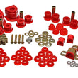Load image into Gallery viewer, Energy Suspension 86-91 Mazda RX7 Red Hyper-Flex Master Bushing Set