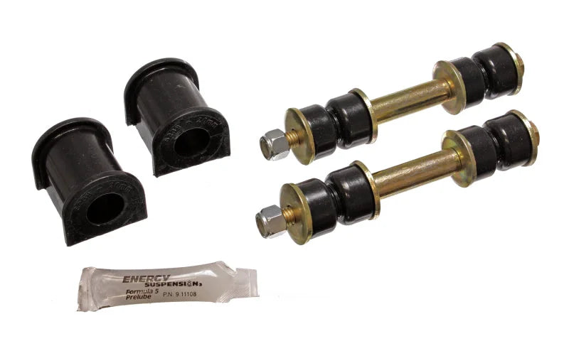 Energy Suspension 86-97 Nissan 720 & Hardbody PickUp 4WD Black 20mm Front Sway Bar Frame Bushings - Main Product View