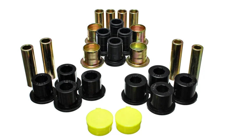 Energy Suspension 87-04 Dodge Dakota / 98-03 Durango 4WD Black Front End Control Arm Bushing Set - Back View