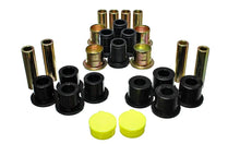 Load image into Gallery viewer, Energy Suspension 87-04 Dodge Dakota / 98-03 Durango 4WD Black Front End Control Arm Bushing Set - Back View