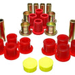 Load image into Gallery viewer, Energy Suspension 87-04 Dodge Dakota / 98-03 Durango 4WD Red Front End Control Arm Bushing Set - Main Product View