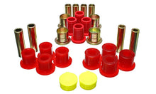 Load image into Gallery viewer, Energy Suspension 87-04 Dodge Dakota / 98-03 Durango 4WD Red Front End Control Arm Bushing Set - Main Product View