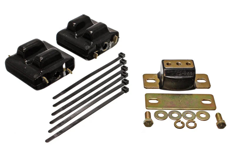 Energy Suspension 87-91 Suburban C10-C30 2WD Black Motor & Transmission Mounts-Zinc Finish - Main Product View