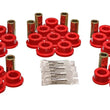 Load image into Gallery viewer, Energy Suspension 87-92 Toyota Supra Red Rear Control Arm Bushing Set - Side View