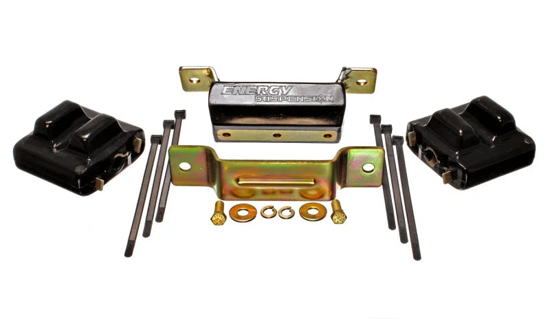 Energy Suspension 88-94 GM Blazer 4WD K Series Black Motor and Transmission Mounts; Zinc Finish - Main Product View
