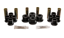 Load image into Gallery viewer, Energy Suspension 8/81-96 Ford F100/F150 2WD Black Rear Leaf Spring Bushing Set - Main Product View