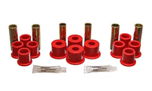 Load image into Gallery viewer, Energy Suspension 8/81-96 Ford F100/F150 2WD Red Rear Leaf Spring Bushing Set - Main Product View