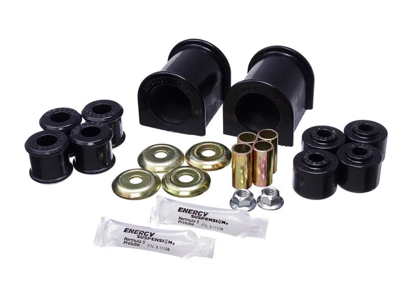 Energy Suspension 89-11 Ford F53 Class A Motorhome 1-1/2in Front Sway Bar Bushings - Black - Main Product View