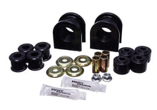 Load image into Gallery viewer, Energy Suspension 89-11 Ford F53 Motorhome Black 36mm Rear Sway Bar Bushing Set - Main Product View