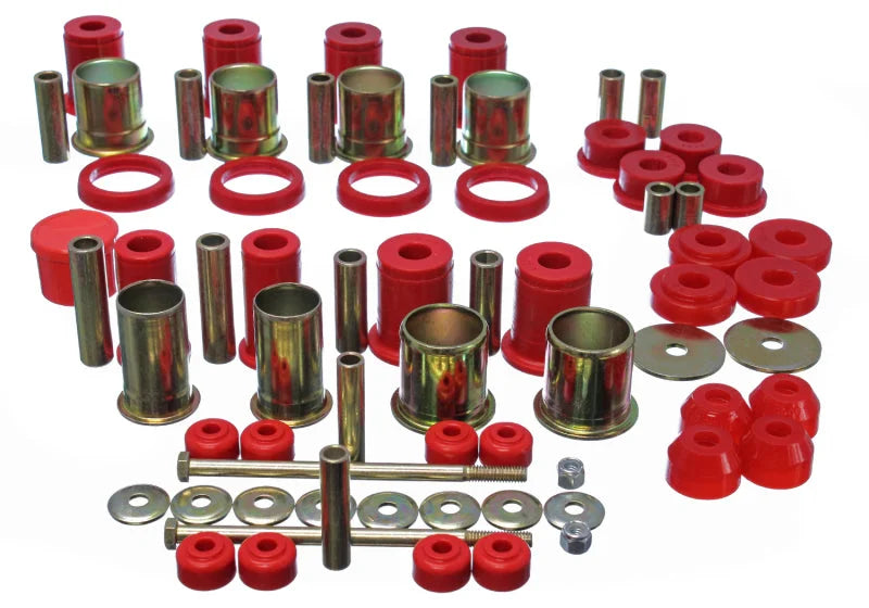 Energy Suspension 89-92 Chevrolet Camaro Red Hyper-flex Master Bushing Set - Main Product View