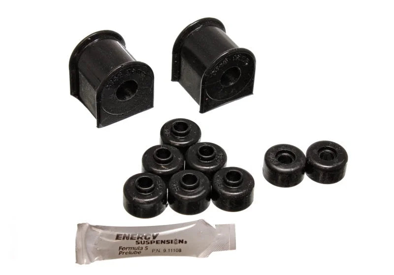 Energy Suspension 89-94 Nissan 240SX (S13) Black 15mm Rear Sway Bar Bushing Set - Side View
