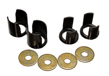 Load image into Gallery viewer, Energy Suspension 89-94 Nissan 240SX (S13) Black Rear Subframe Insert Set - a supplement to the subf - Main Product View