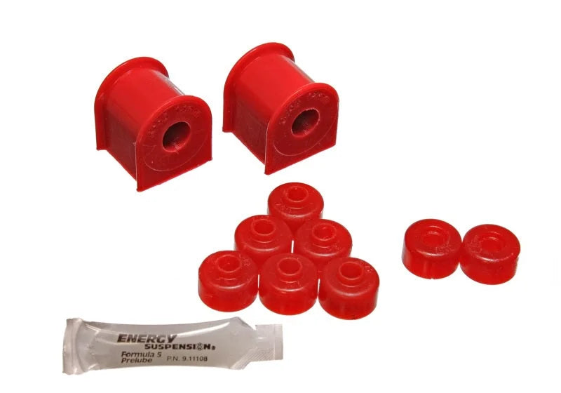 Energy Suspension 89-94 Nissan 240SX (S13) Red 15mm Rear Sway Bar Bushing Set - Main Product View