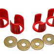Load image into Gallery viewer, Energy Suspension 89-94 Nissan 240SX (S13) Red Rear Subframe Insert Set - a supplement to the subfra - Main Product View