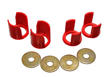 Load image into Gallery viewer, Energy Suspension 89-94 Nissan 240SX (S13) Red Rear Subframe Insert Set - a supplement to the subfra - Main Product View