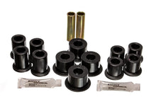 Load image into Gallery viewer, Energy Suspension 89-94 Toyota Pick Up 2WD (Exc T-100/Tundra) Black Rear Leaf Spring Bushing Set - Main Product View
