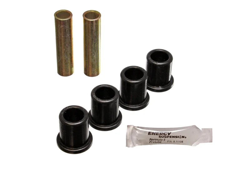 Energy Suspension 89-97 Ford Ranger Black Rear 2WD Frame Shackle Bushings Set - Back View