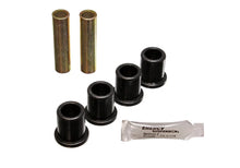 Load image into Gallery viewer, Energy Suspension 89-97 Ford Ranger Black Rear 2WD Frame Shackle Bushings Set - Back View