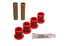Load image into Gallery viewer, Energy Suspension 89-97 Ford Ranger Red Rear 2WD Frame Shackle Bushings Set - Main Product View