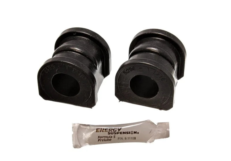 Energy Suspension 89-97 Ford Thunderbird / 89-97 Cougar Black 1-1/16in Front Sway Bar Bushing Set - Side View