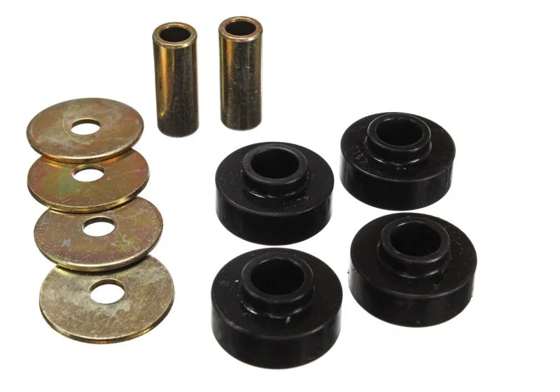 Energy Suspension 89-97 Ford Thunderbird / 99-04 Mustang Cobra Black Differential Carrier Bushings - Side View