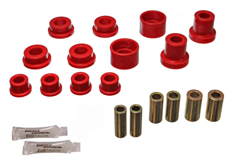 Energy Suspension 90-94 Mitsubishi Eclipse AWD Red Rear Control Arm Bushing Set - Main Product View