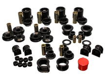 Load image into Gallery viewer, Energy Suspension 90-96 Nissan 300ZX Black Hyper-Flex Master Bushing Set (Sway bar end link bushings - Side View