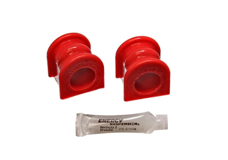 Energy Suspension 90-96 Nissan 300ZX Red 26.5mm Front Sway Bar Frame Bushings - Main Product View