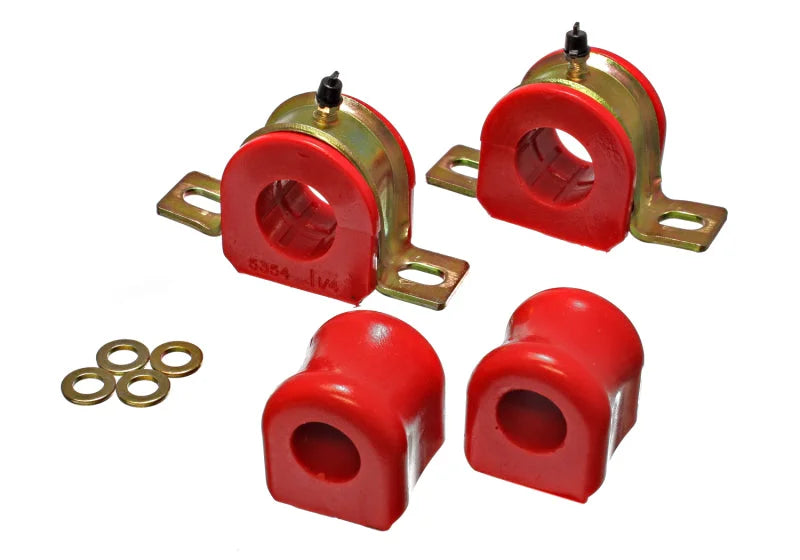 Energy Suspension 91-93 GM Syclone/Thphoon 4WD Red 32mm Fr Sway Bar Bushing Set - Main Product View