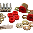 Load image into Gallery viewer, Energy Suspension 91-94-Nissan Sentra/NX1600/2000 Red 15mm Rear Sway Bar Frame Bushings (Sway bar en - Main Product View