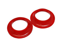 Load image into Gallery viewer, Energy Suspension 91-96 Chevrolet Full Size Red Rear Upper Coil Spring Isolators - Side View