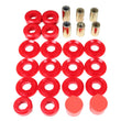 Load image into Gallery viewer, Energy Suspension 91-97 Toyota Land Cruiser FJ80 Front Control Arm Bushing Set - Red - Main Product View