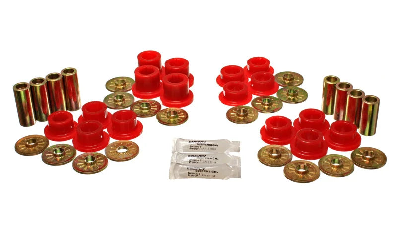 Energy Suspension 92-02 Dodge Viper Red Rear Control Arm Bushing Set - Main Product View