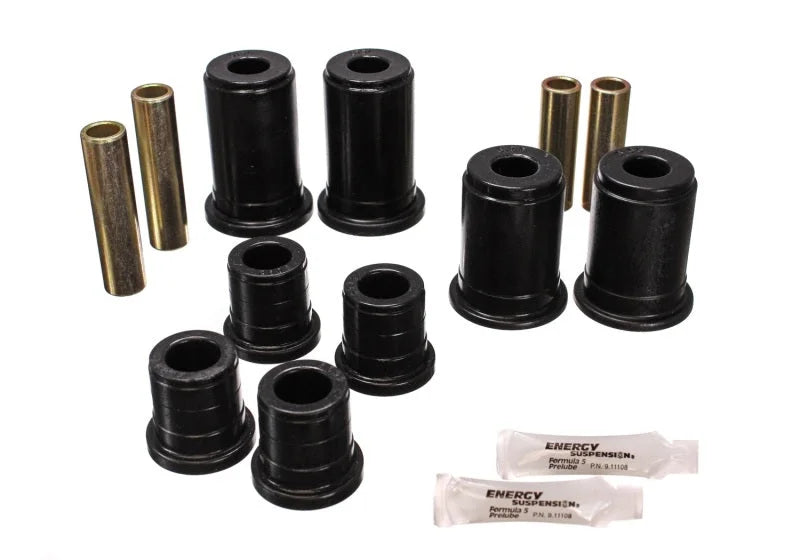 Energy Suspension 92-94 K-5 Blazer / 92-99 Denali/Suburban/Yukon Black Front Control Arm Bushing Set - Main Product View