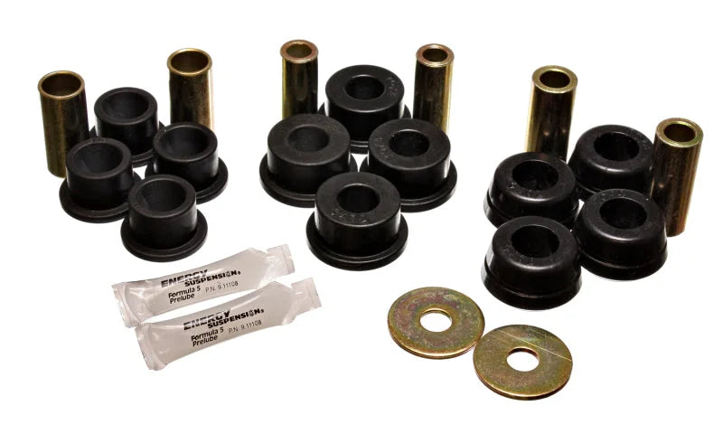 Energy Suspension 92-95 Toyota MR2 Black Rear Control Arm Bushing Set (includes Strut Bushings) - Main Product View