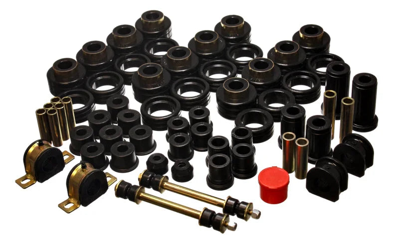 Energy Suspension 92-97 Chevy Suburban 4WD Black Hyper-flex Master Bushing Set - Main Product View