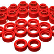 Load image into Gallery viewer, Energy Suspension 92-99 GM Denal XL/Suburban 2WD/Yukon XL 2WD Red Body (Cab) Mount Set - Main Product View