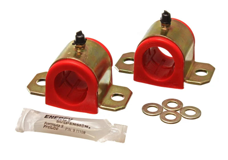 Energy Suspension 93-98 Toyota Supra Red 30mm Front Sway Bar Frame Bushings - Main Product View